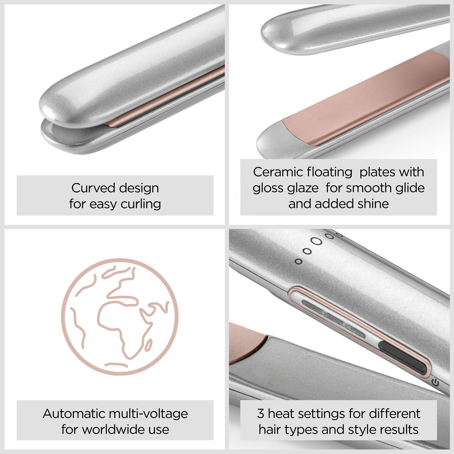 Cosmos Styler Smooth Sleek Effortless Straightener